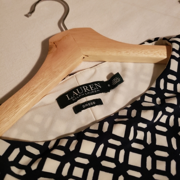 Lauren Ralph Lauren Geometric Fitted Dress sz 6 - Picture 3 of 3